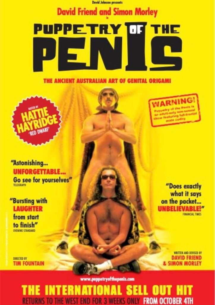 Puppetry Of The Penis Show Poster
